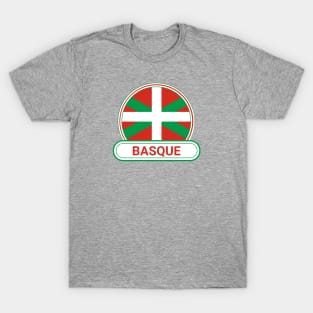 Basque Country Badge - Basque Flag T-Shirt